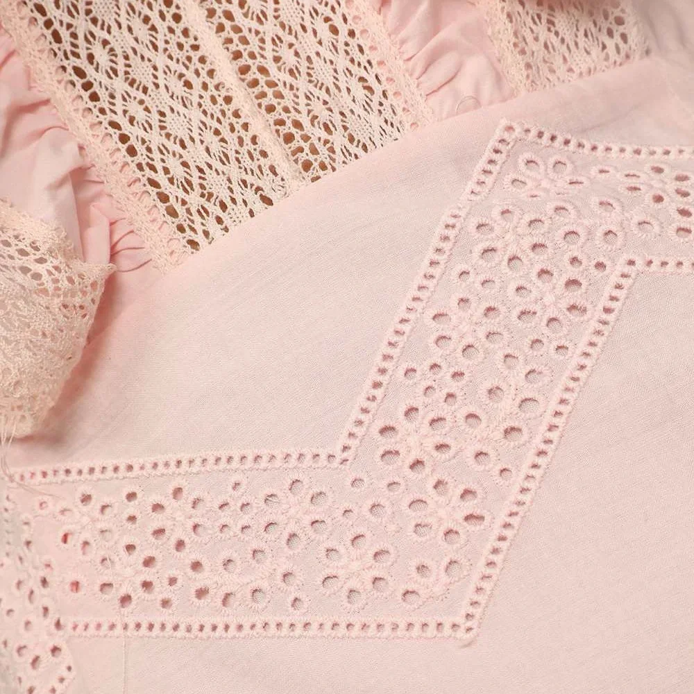 Lulu's Blush Pink Ruffle Mini Dress - Picture 5 of 9